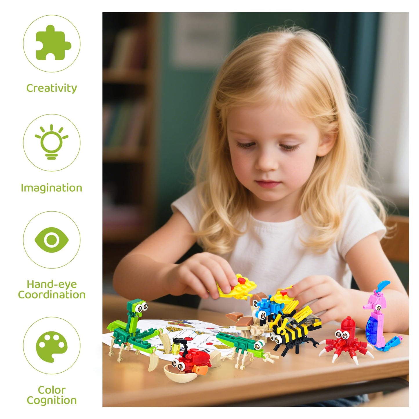 CASRRA 36-Pack Mini Building Blocks Set for Kids 4-8 – Party Favors, Goodie Bags, Classroom Rewards