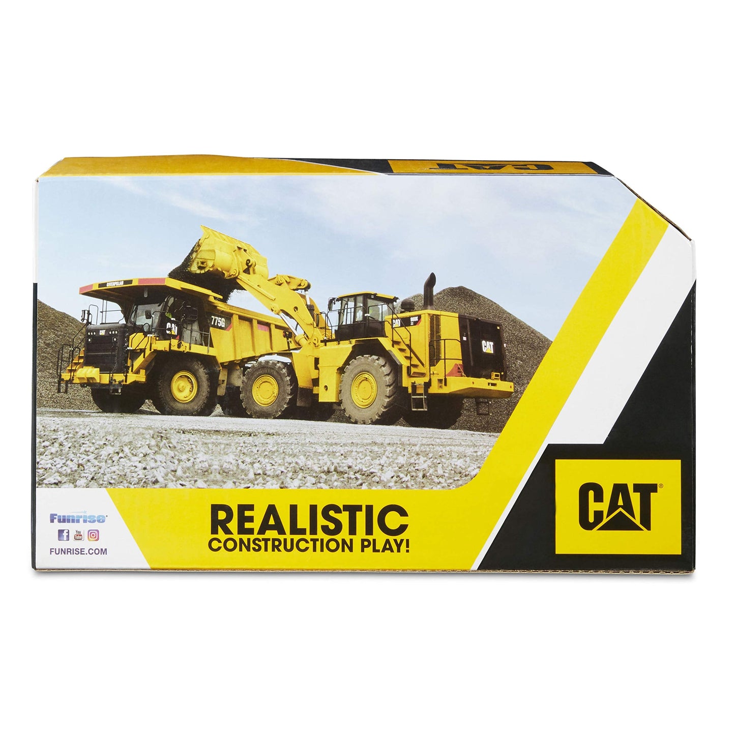 CAT Construction Toys: 10-Inch Bulldozer with Lights, Sounds & Movable Parts