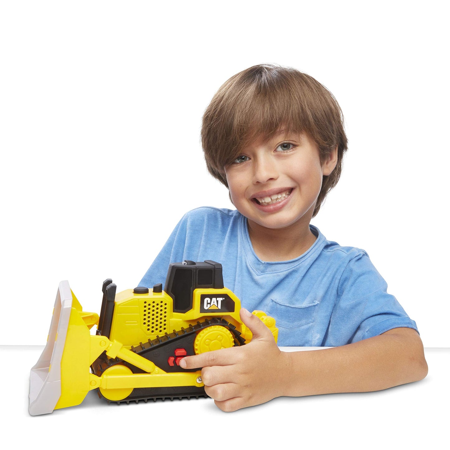 CAT Construction Toys: 10-Inch Bulldozer with Lights, Sounds & Movable Parts