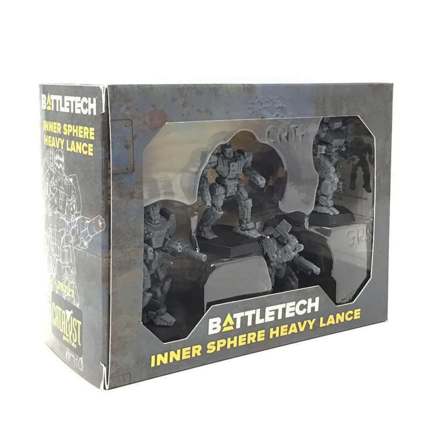 Catalyst BattleTech Mini Force Pack: Inner Sphere Heavy Lance (Grey)