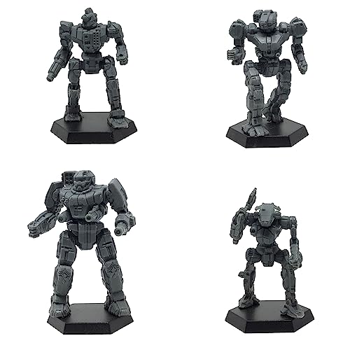 Catalyst BattleTech Mini Force Pack: Inner Sphere Heavy Lance (Grey)