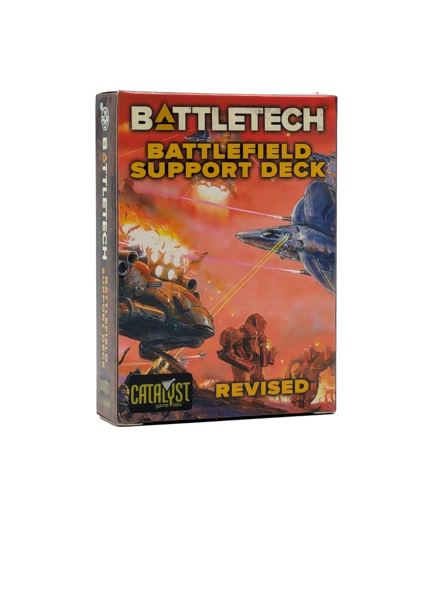 Catalyst Game Labs Battlefield Support Deck Revised – BattleTech Strategy Cards (55 Cards, Ages 14+)