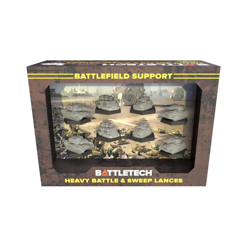 Catalyst Game Labs BattleTech Battlefield Support – Heavy Battle & Sweep Lances (Ages 14+)