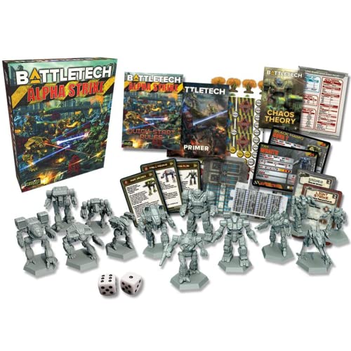 Catalyst Game Labs BattleTech Alpha Strike Box Set – Fast-Play Mech Starter, Brown