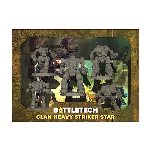 BattleTech Clan Heavy Striker Star — Gargoyle, Hellbringer, Mad Dog, Ice Ferret, Viper | Catalyst Game Labs