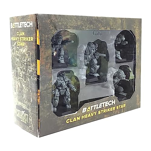 BattleTech Clan Heavy Striker Star — Gargoyle, Hellbringer, Mad Dog, Ice Ferret, Viper | Catalyst Game Labs