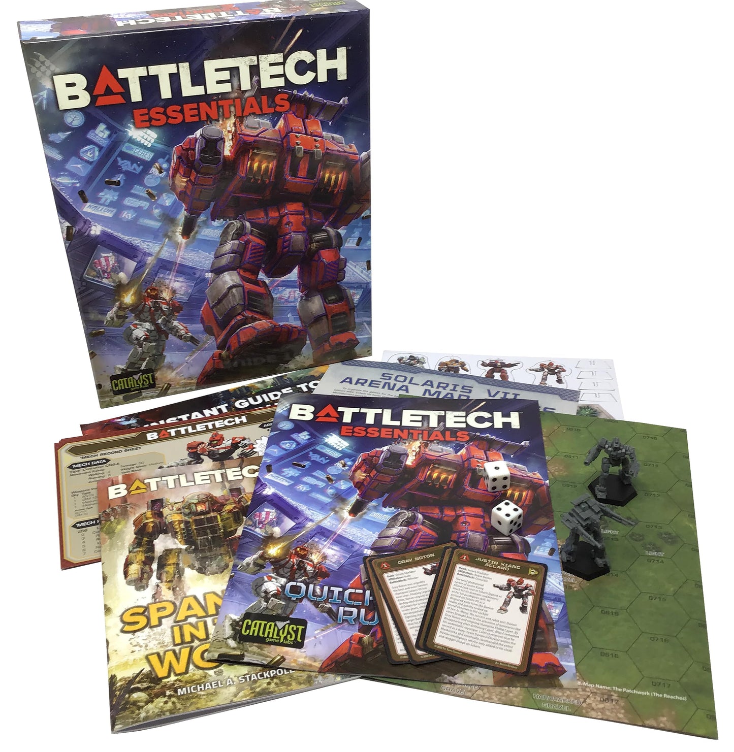 BattleTech Essentials Starter Set | Catalyst Game Labs | 1-2 Player Sci-Fi Mech Wargame