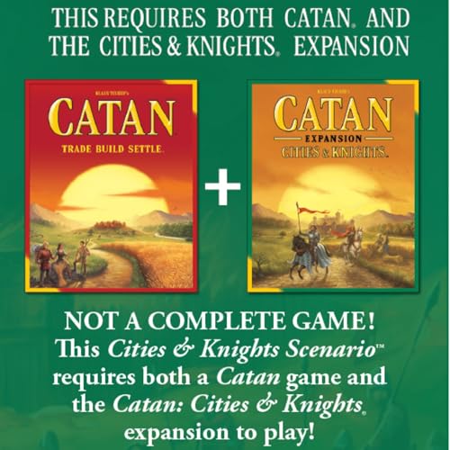 CATAN Legend of the Conquerors Scenario Expansion – Defend Catan with Knights & Cannons (3–4 Players, 120 Min)