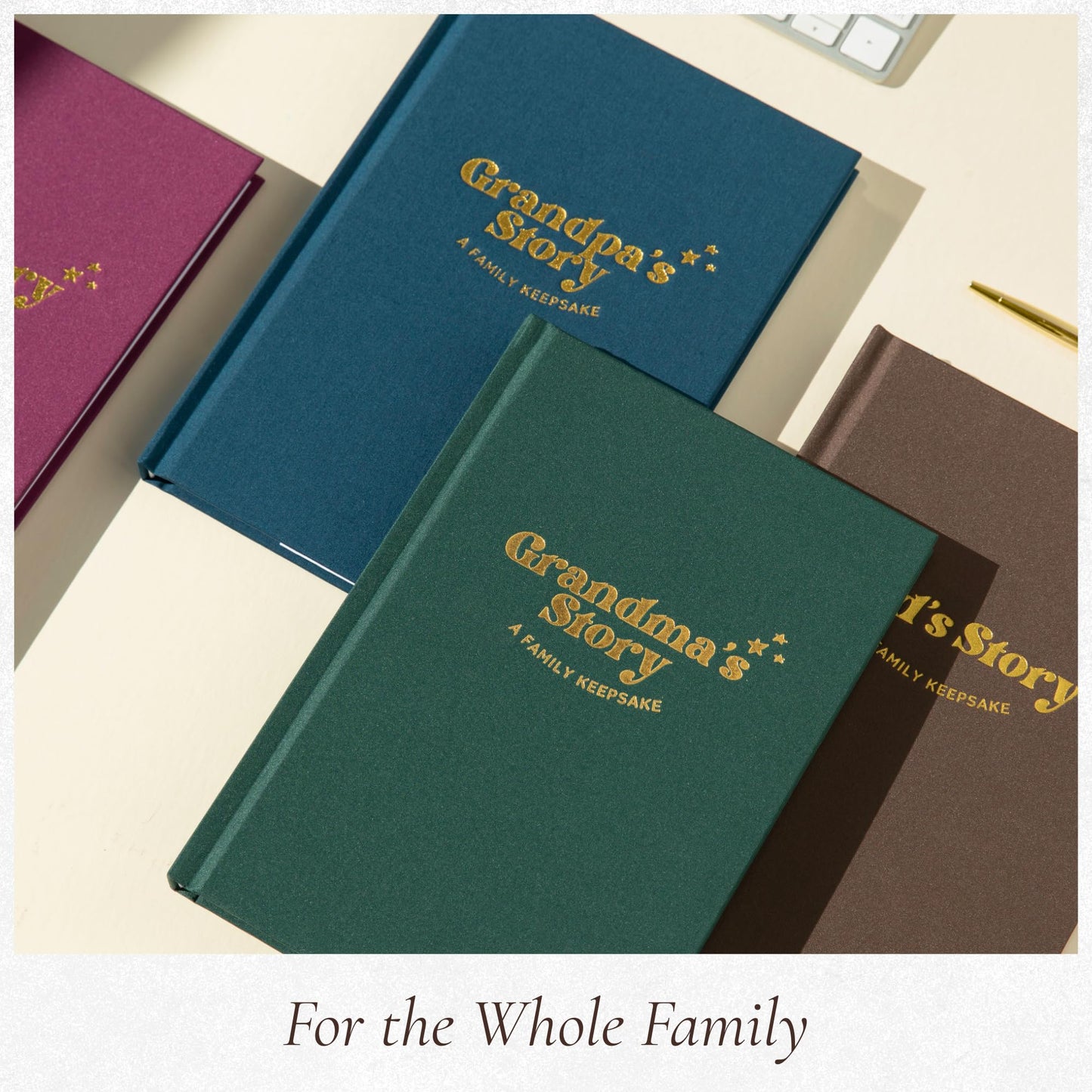 Dad's Story Journal (Hardcover) – 250+ Prompts | CATCHYOURDREAMS