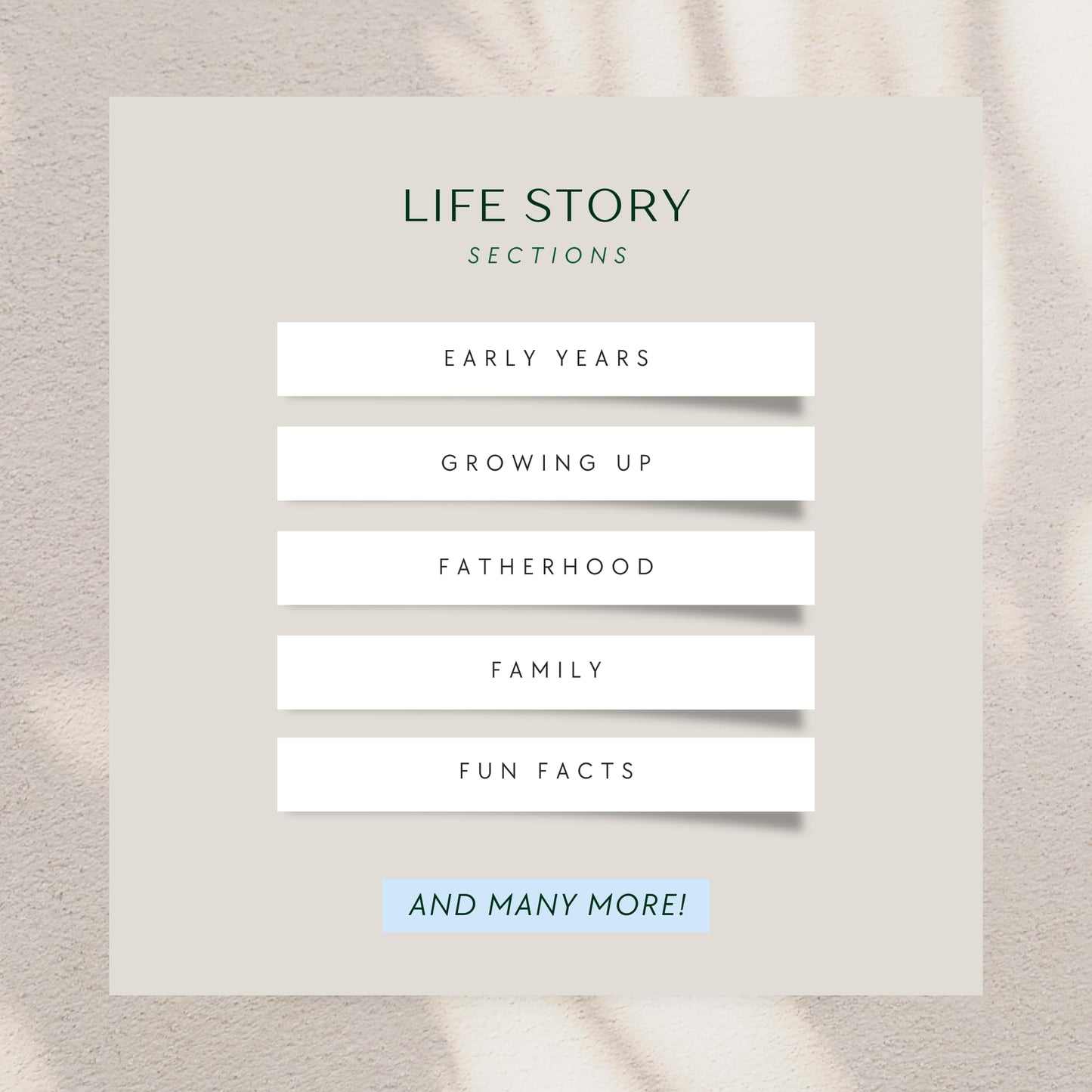 Dad's Story Journal (Hardcover) – 250+ Prompts | CATCHYOURDREAMS