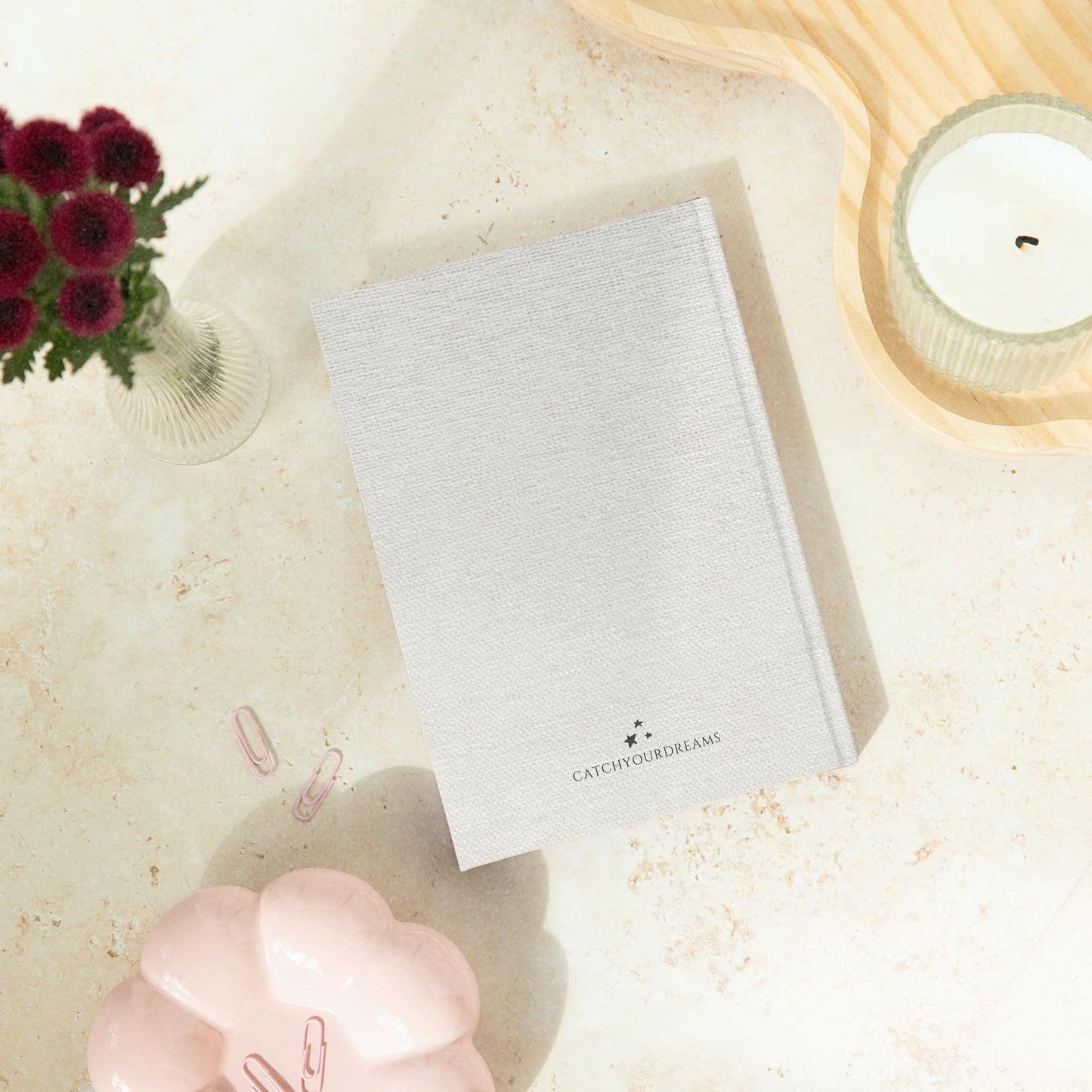 Mom's Story Journal (Linen Hardcover) — 250+ Prompts | CATCHYOURDREAMS
