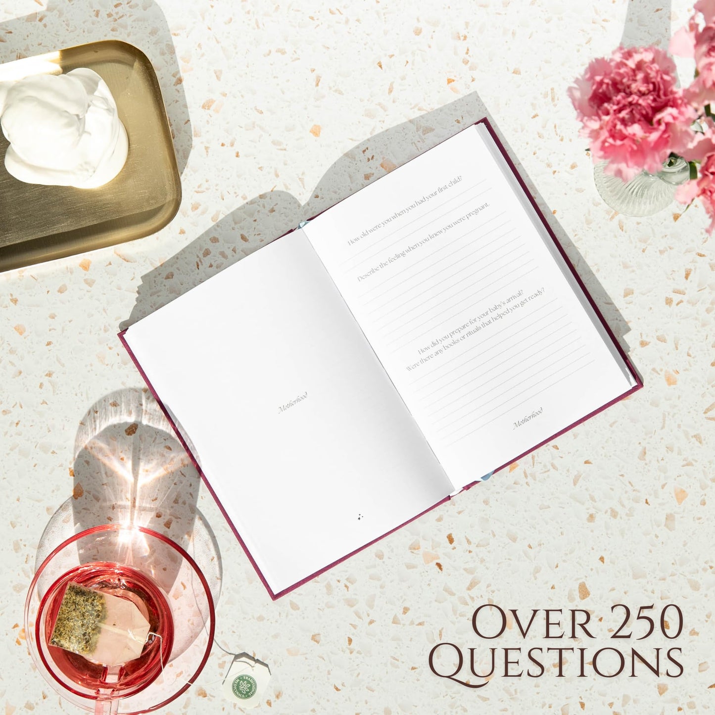 Mom's Story Journal by CATCHYOURDREAMS — 250+ Prompts, Hardcover Keepsake