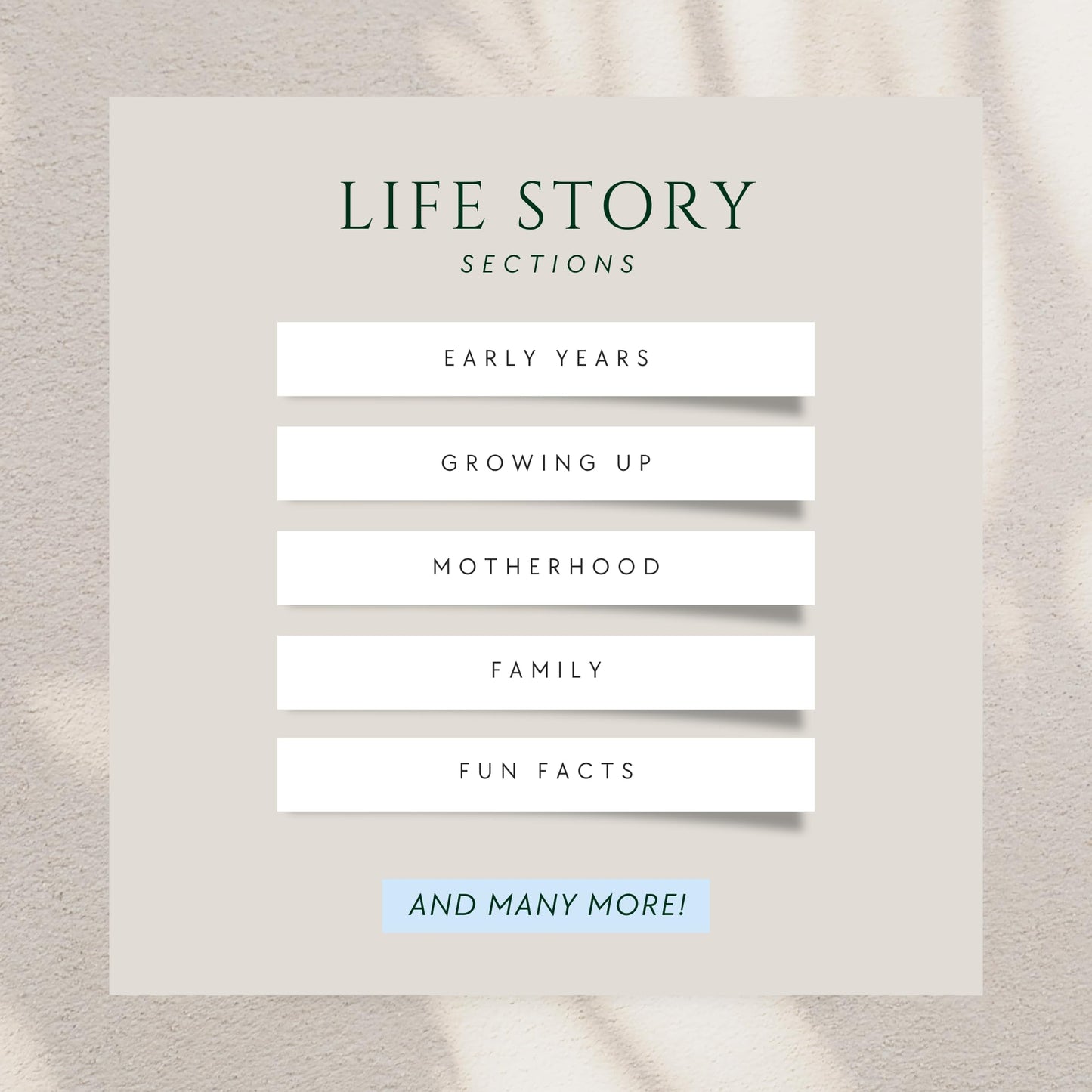 Mom's Story Journal by CATCHYOURDREAMS — 250+ Prompts, Hardcover Keepsake
