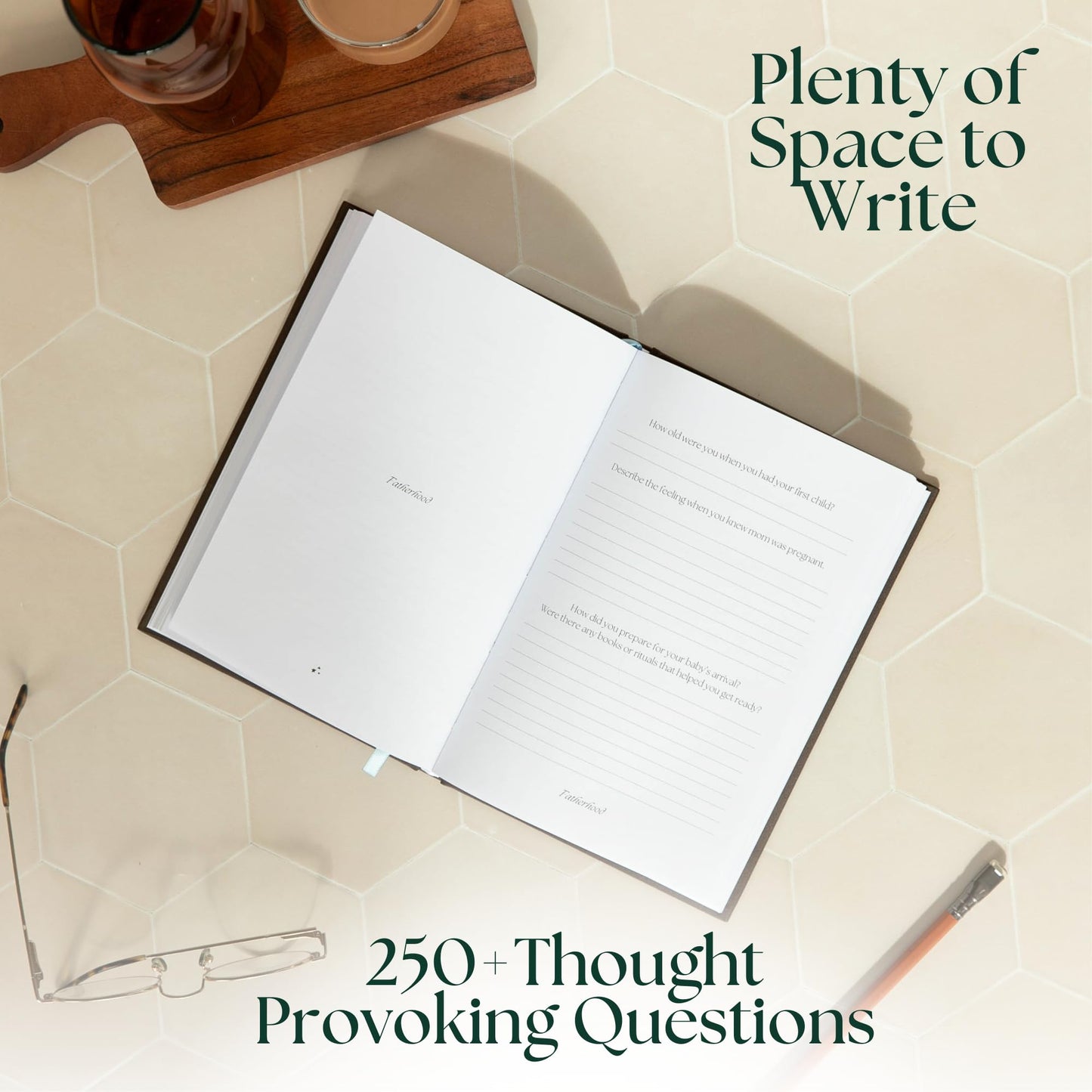 Dad's Story Journal (Hardcover) – 250+ Prompts | CATCHYOURDREAMS