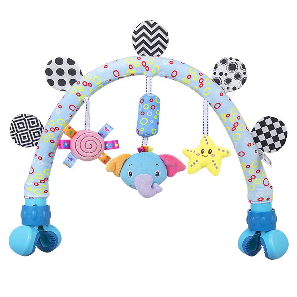 Caterbee Travel Arch Bassinet Mobile Toys – Elephant