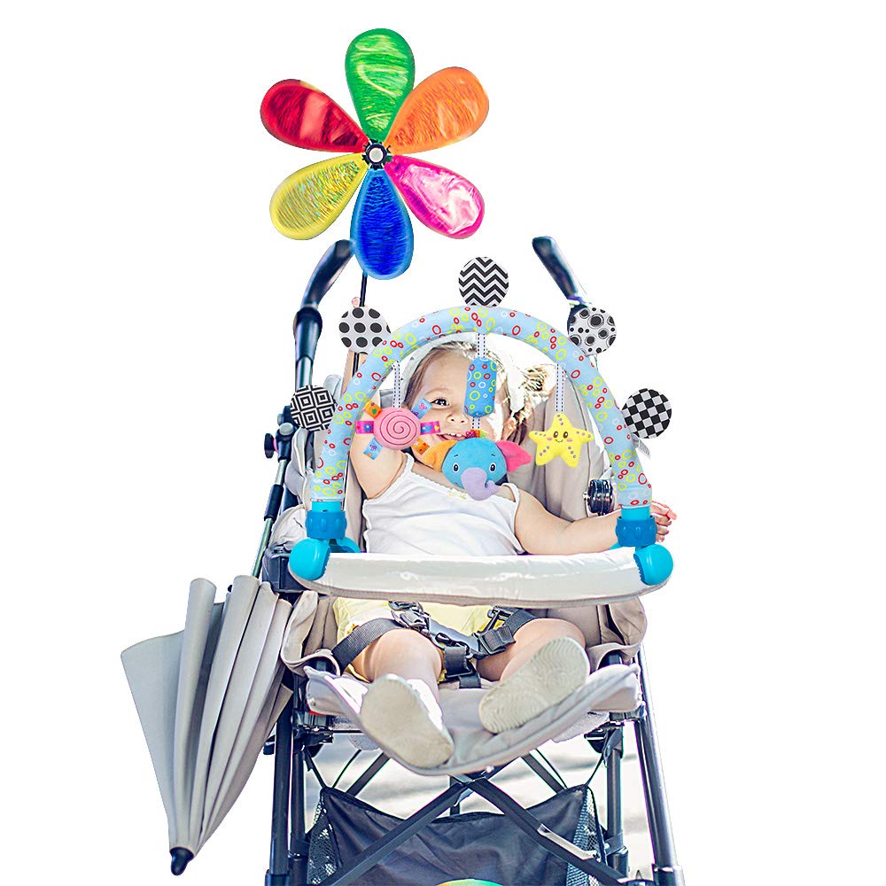 Caterbee Travel Arch Bassinet Mobile Toys – Elephant
