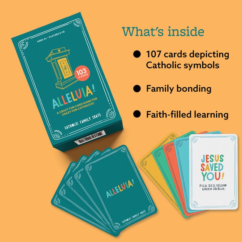 Alleluia! Catholic Card Game for Families | Catholic Family Crate