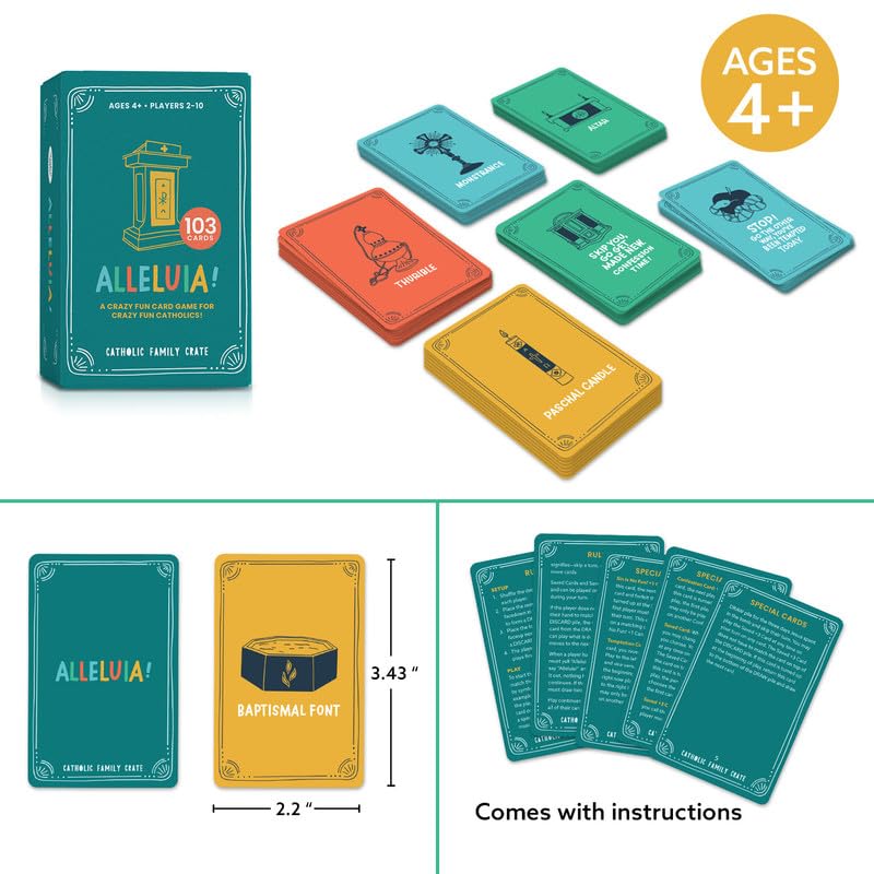 Alleluia! Catholic Card Game for Families | Catholic Family Crate