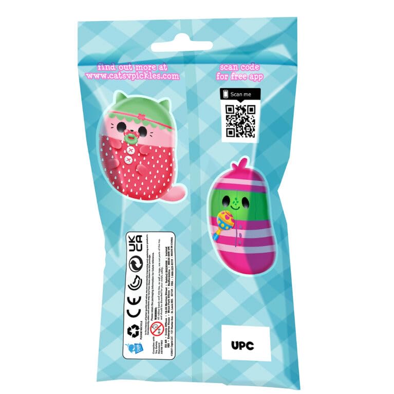 Cats vs Pickles Kittens vs Gherkins Mystery Bag – 3-Inch Bean Plushies & Sensory Toys