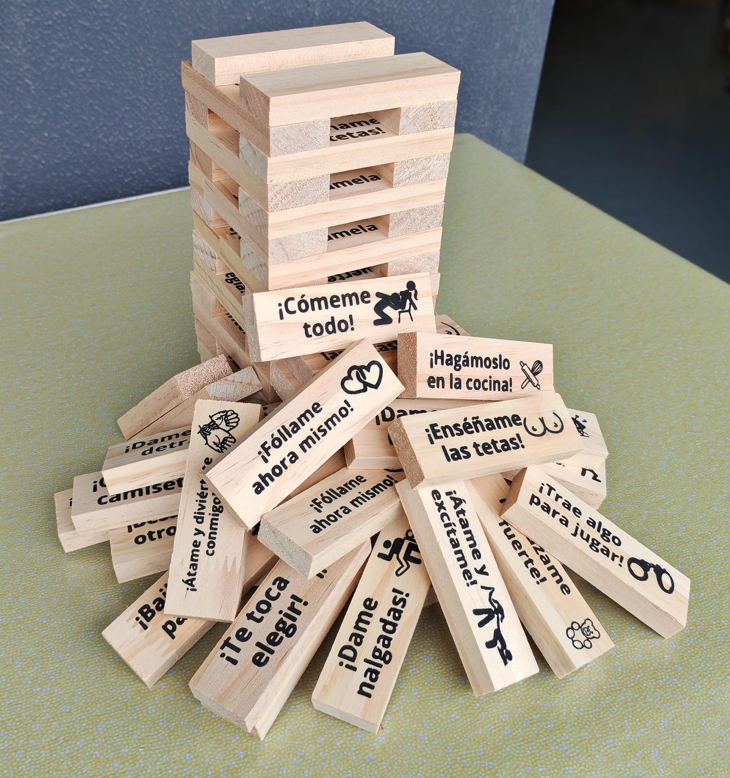 Cattoroy Adult Blocks Game for Couples – Naughty Stacking Tower for Date Nights, 18+ | Velvet Gift Box