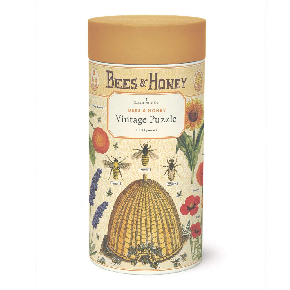 CAVANILLI & CO. Bees & Honey 1000-Piece Puzzle — Vintage Cavallini Art