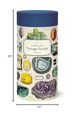CAVANILLI & CO Cavallini 1000 Piece Puzzle – Mineralogie (20x28)