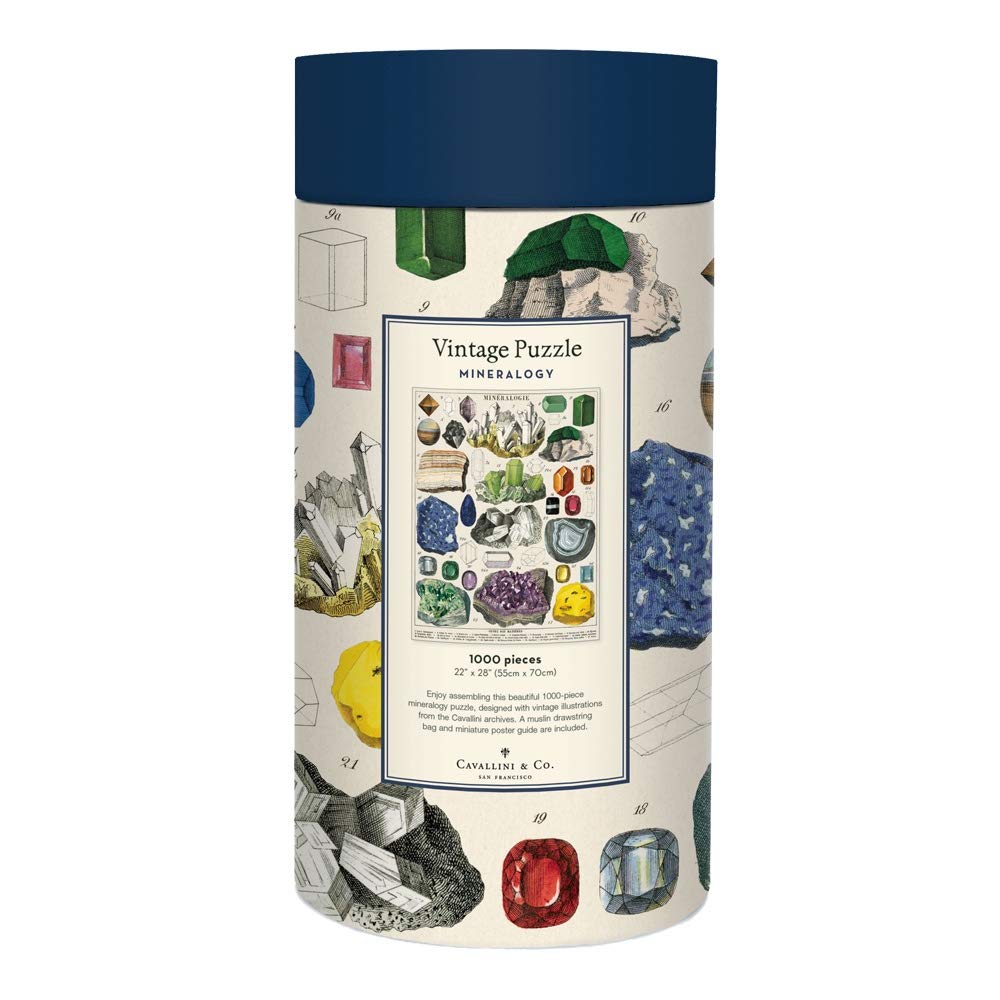 CAVANILLI & CO Cavallini 1000 Piece Puzzle – Mineralogie (20x28)
