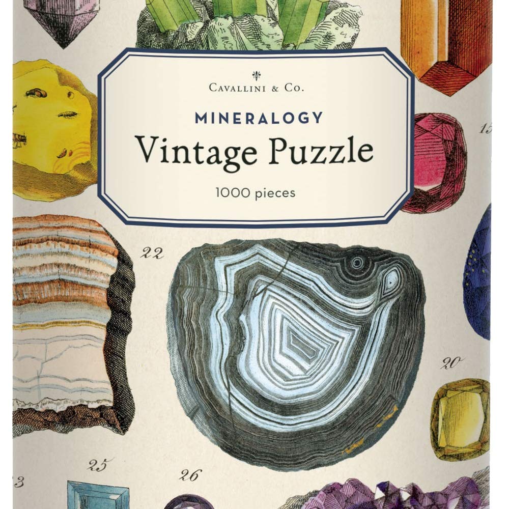 CAVANILLI & CO Cavallini 1000 Piece Puzzle – Mineralogie (20x28)