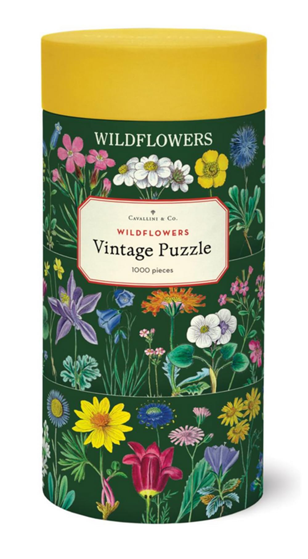 Cavallini & Co. Vintage Wildflowers 2 Puzzle – 1000 Pieces