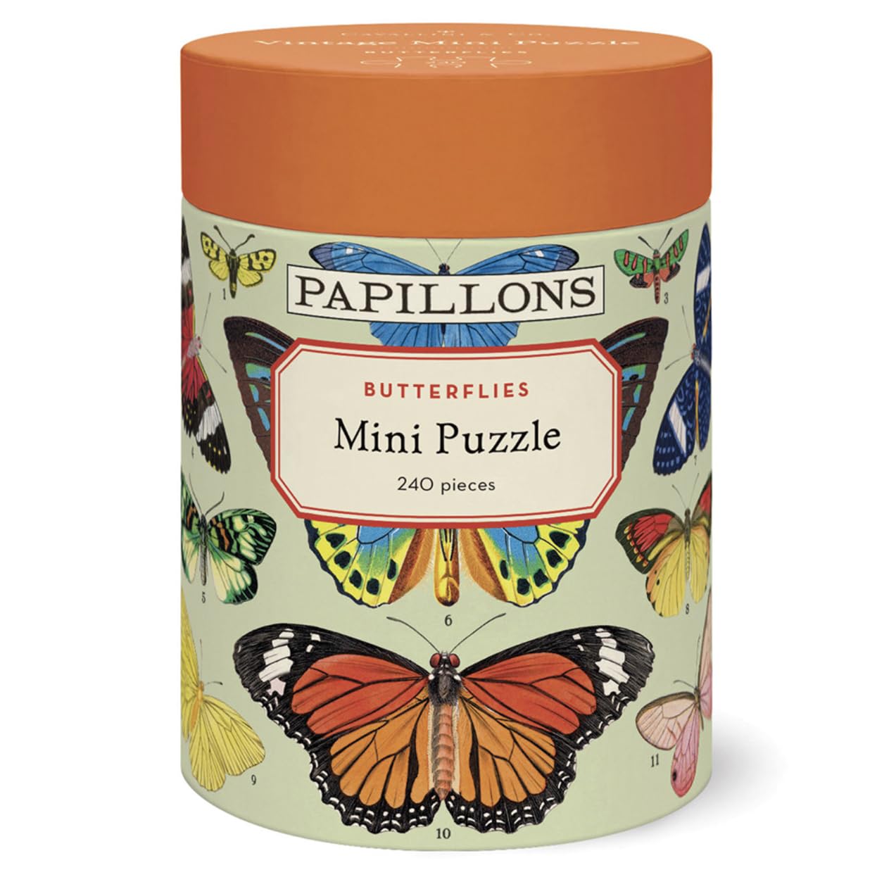 CAVANILLI & CO Cavallini Mini Puzzle – Butterflies, 240 Pieces