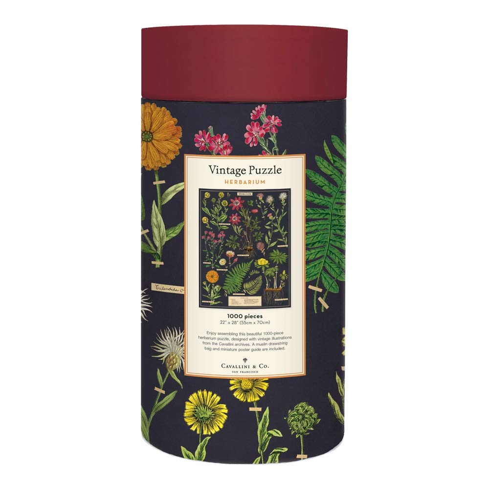 CAVANILLI & CO Herbarium 1,000 Piece Puzzle – Vintage Archives Artwork
