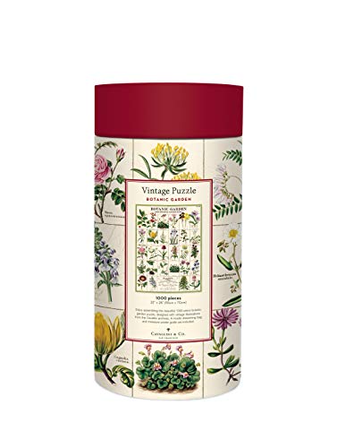 CAVANILLI & CO. Botanic Garden 1,000 Piece Puzzle – Vintage Cavallini Archive Images