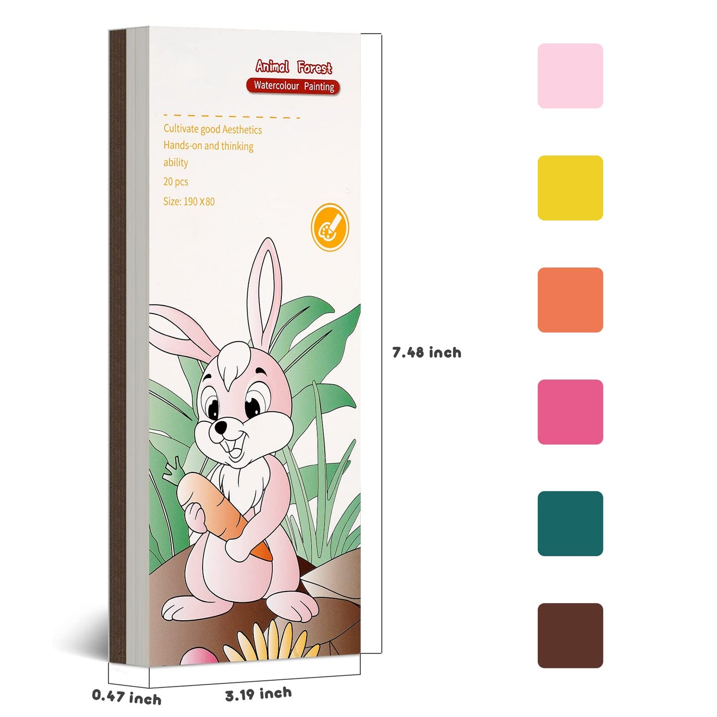 Cavnewt Paint with Water Coloring Book for Kids – Mess-Free Travel Art Kit