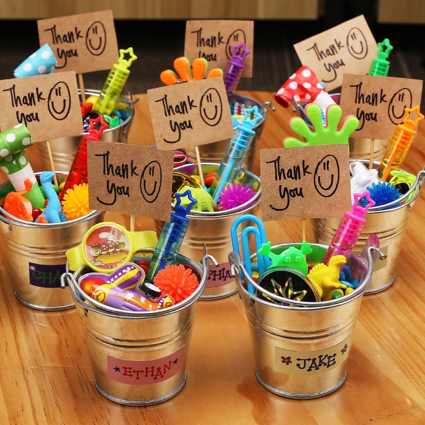 Cawiew 32 Pcs Neon Star Bubble Wands – 8 Colors Gift Box Party Favors for Kids