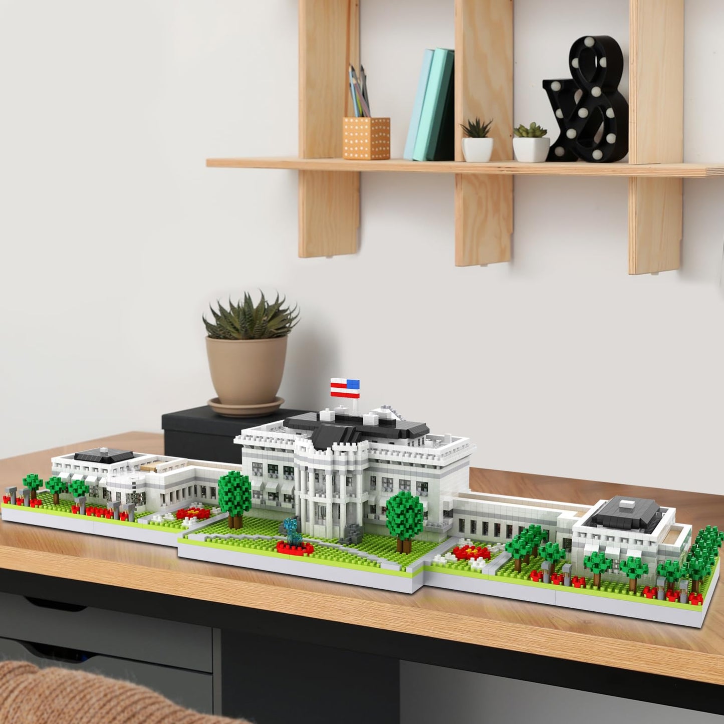 CAXIMSY White House Model – 3000-Piece Micro Building Block Set for Adults