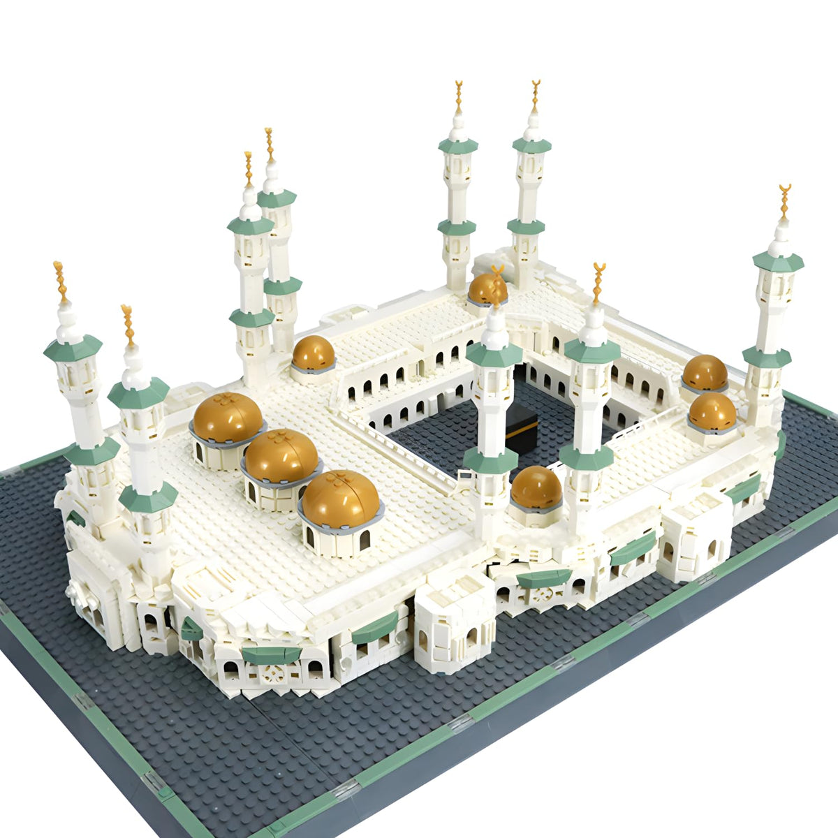 CAXIMSY Great Mosque of Mecca Building Blocks Set - 2291 Pieces | Islamic Architecture Model Toys