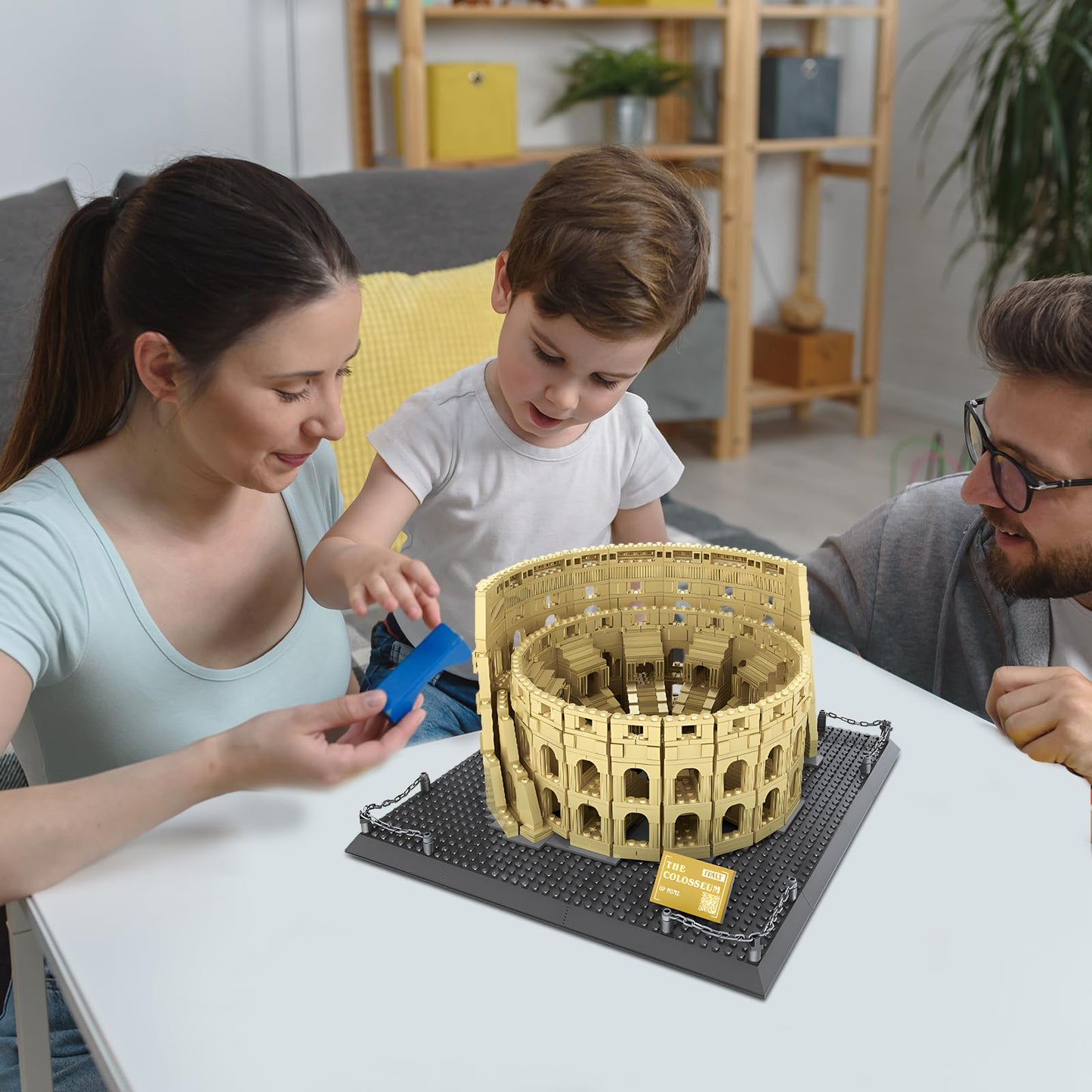 CAXIMSY Roman Colosseum Architecture Model | 1,756-Piece Building Block Set