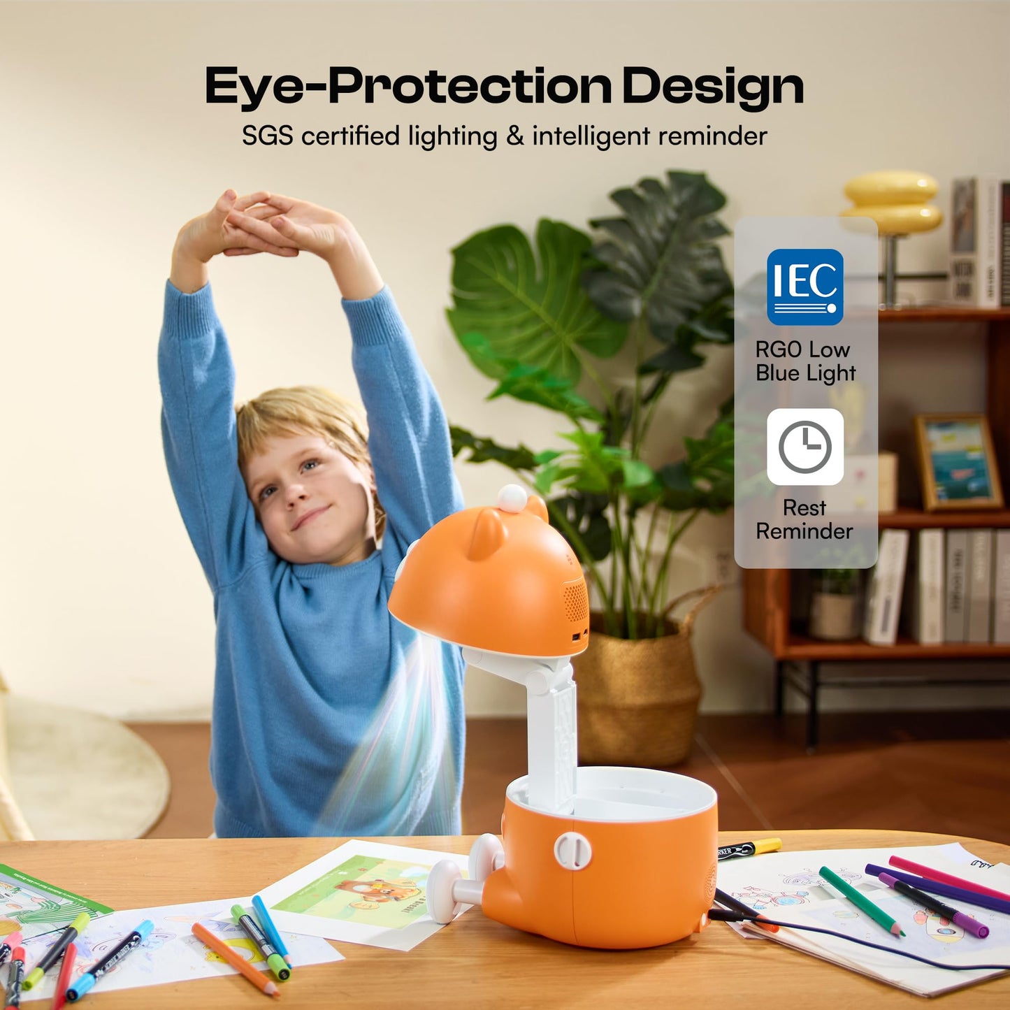 Caydo T3 AI Drawing Projector — 700+ Patterns, AI Art, Eye-Safe Learning for Kids