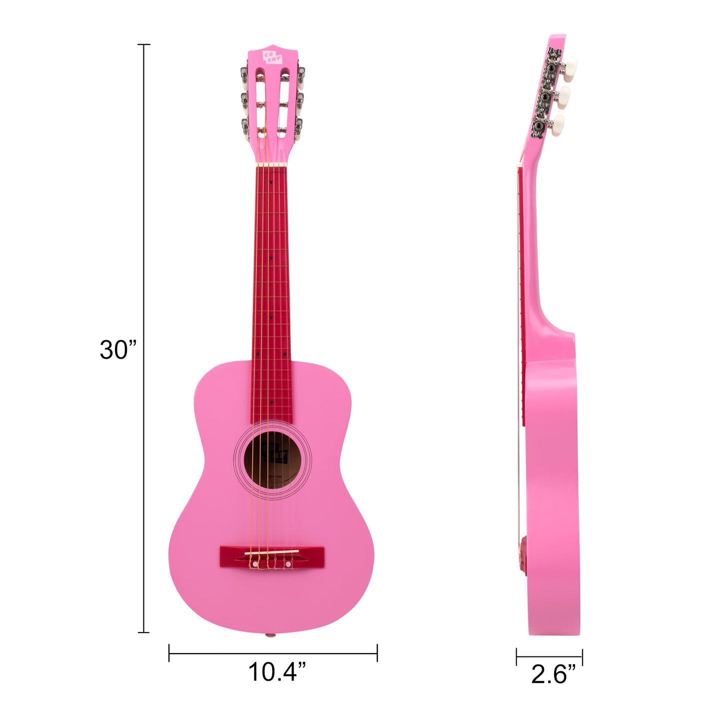 CB SKY 30-Inch Wooden Classical Guitar for Kids – Beginner Guitar for Ages 3-8