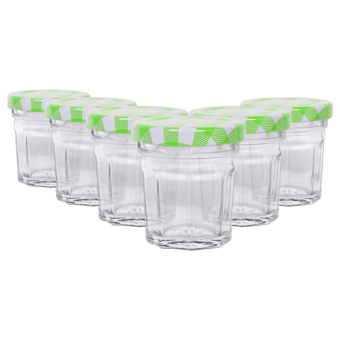 30ml Glass Jam Jars with Lids - Pack of 6