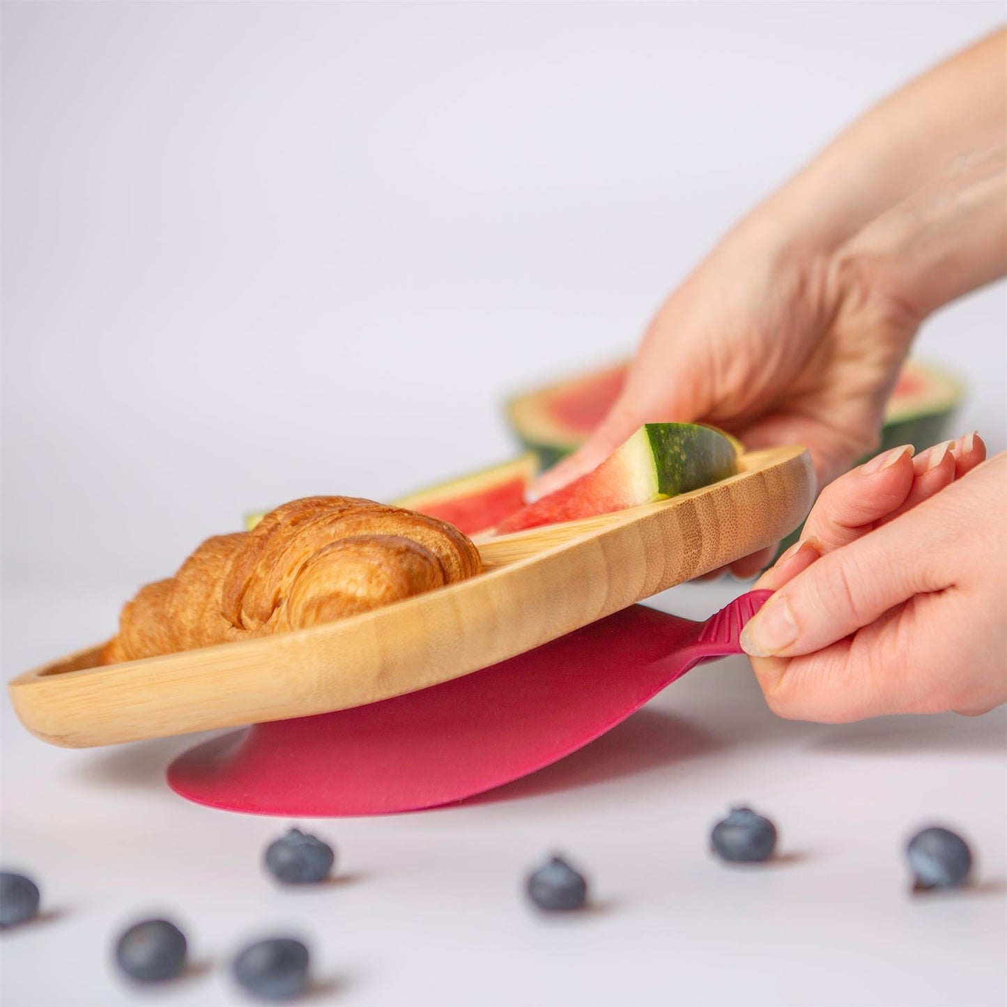 Children's Bamboo Plate Suction Cup