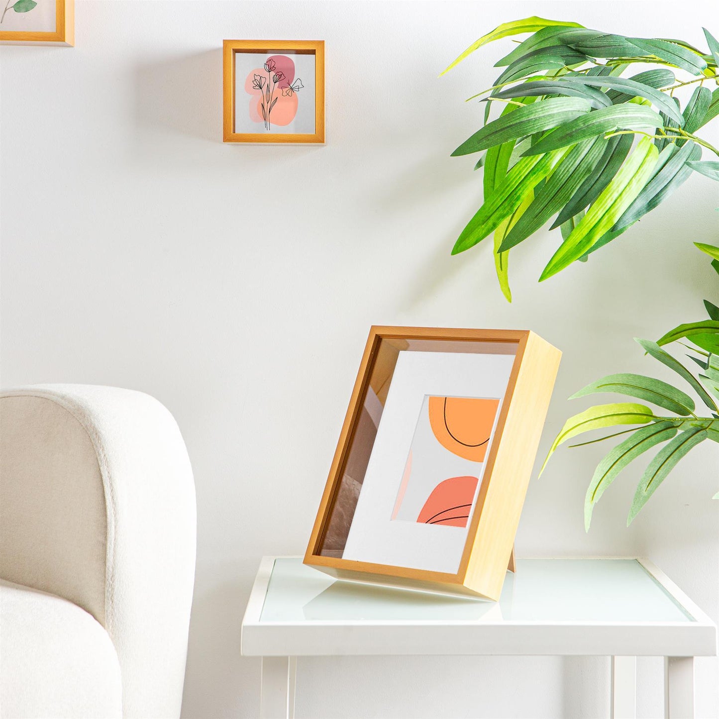 8" x 10" 3D Deep Box Photo Frame with 4" x 6" Mount