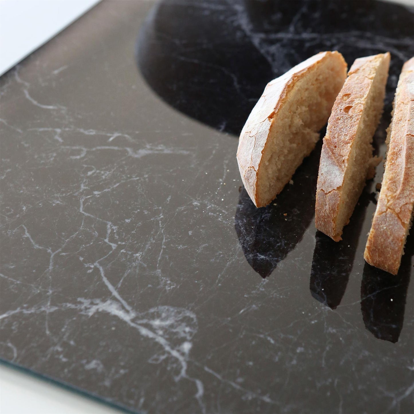 Rectangle Glass Chopping Board - 50cm x 40cm - Marble