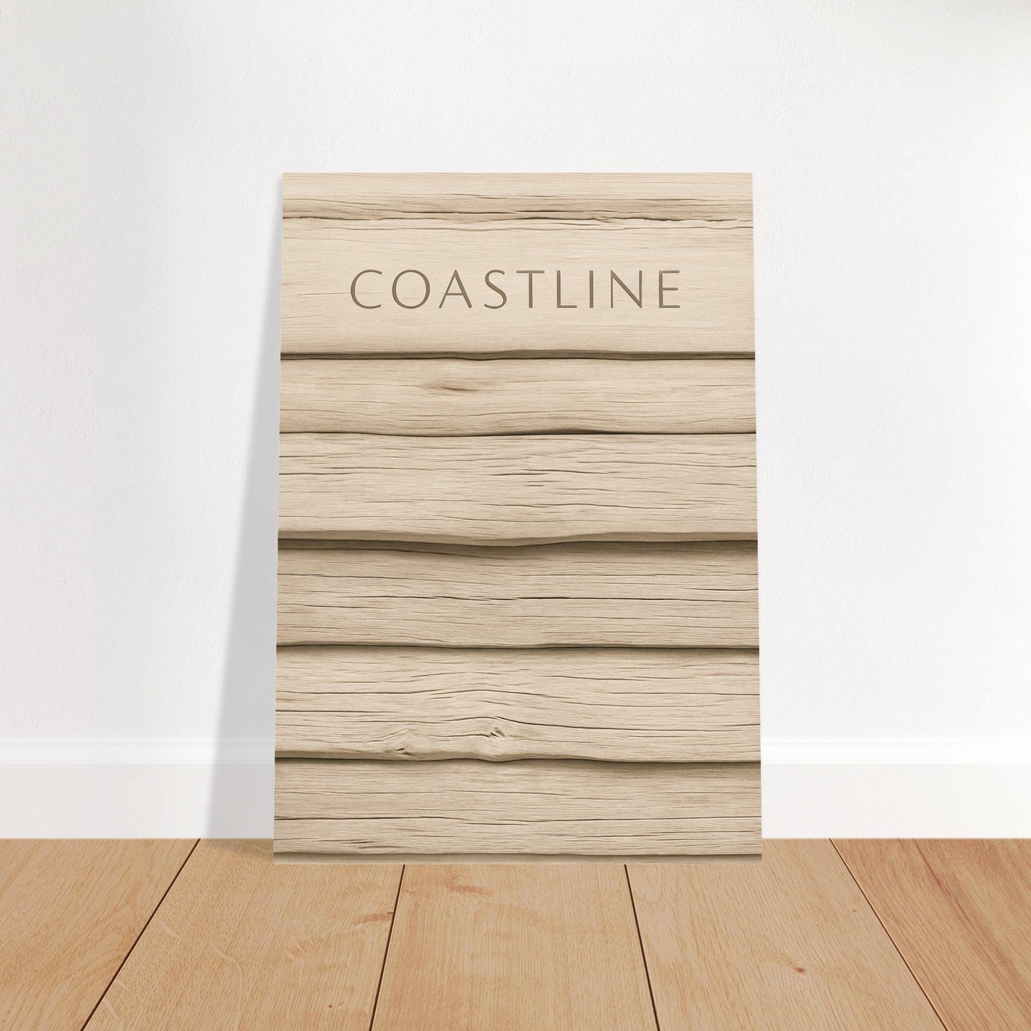 Minimalist Driftwood Beach Poster | Coastal Decor | Stunning Art Print
