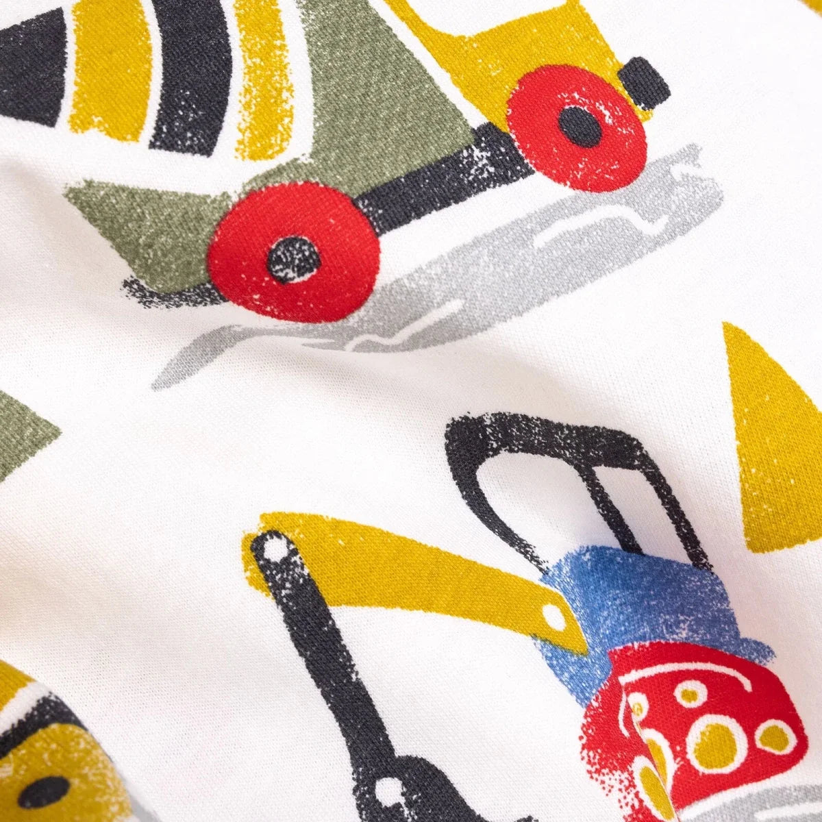 HelloBaby Baby Boy Long Sleeve Pyjamas Set - Ecru