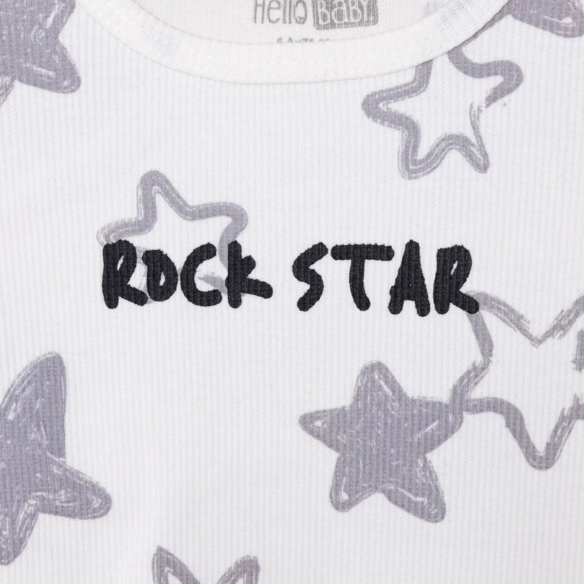 HelloBaby Boy Long Sleeve Pyjamas Set - Ecru