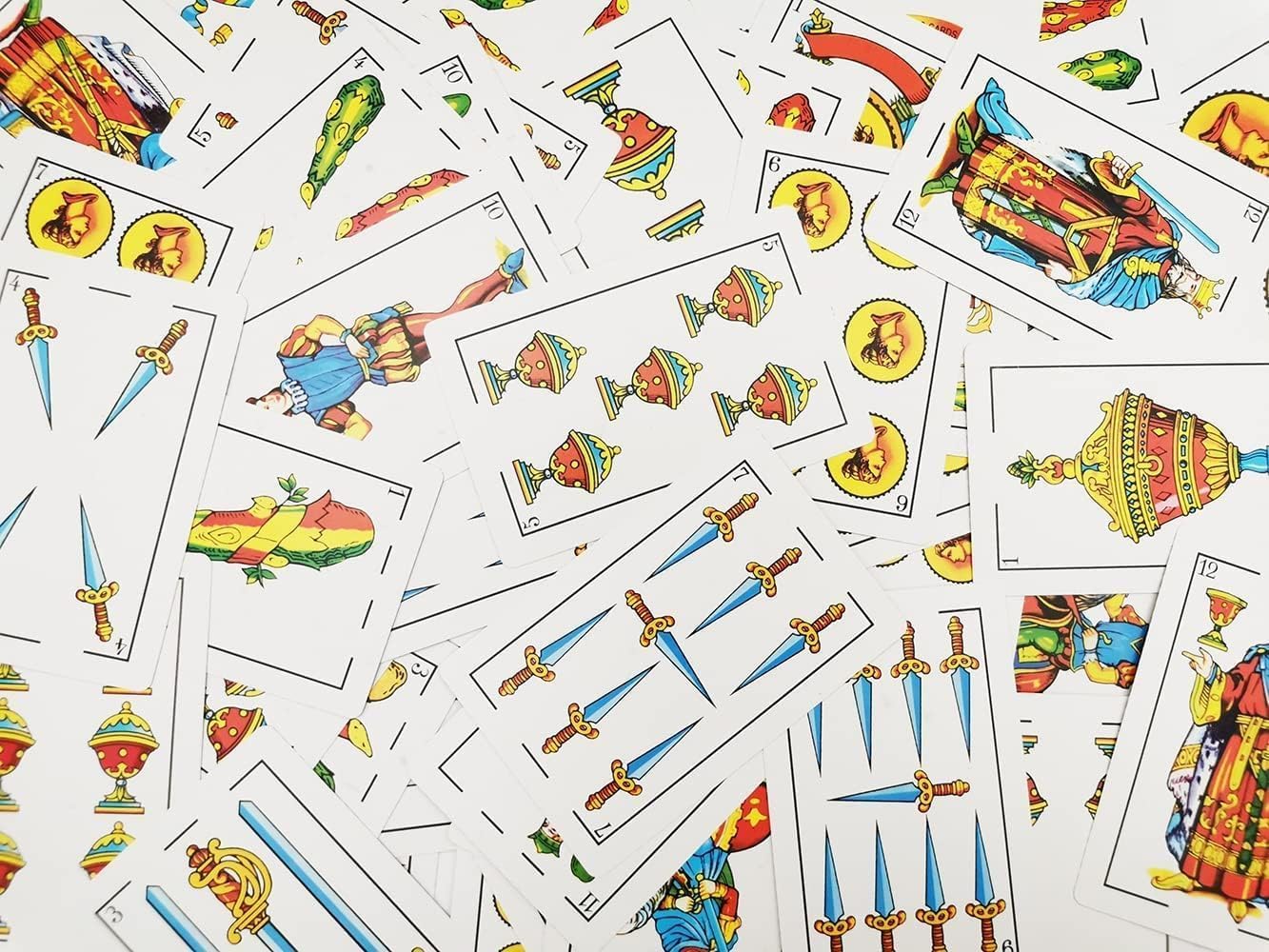 CDBXRA Original Spanish Cards Deck – Briscas Puerto Rico, Spanish & Mexican Playing Cards