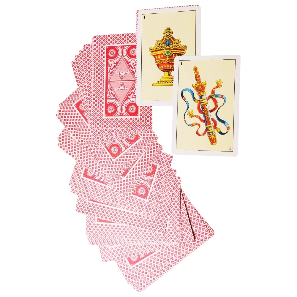 CDBXRA Spanish Playing Cards – 2 Decks, Waterproof Plastic PVC