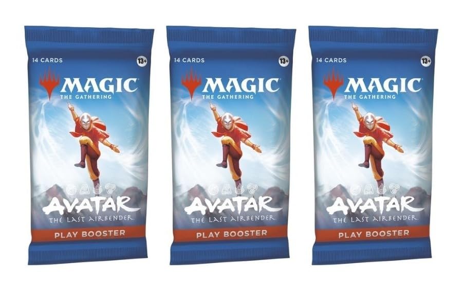 CE 3-Pack MTG Avatar: The Last Airbender Play Booster Pack Lot