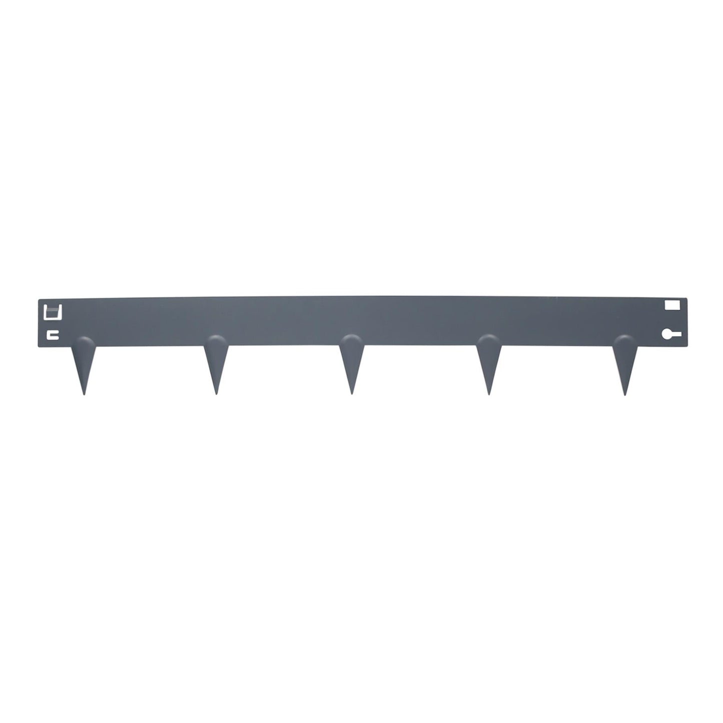 5pc Steel Lawn Edging Set - 5m x 8cm